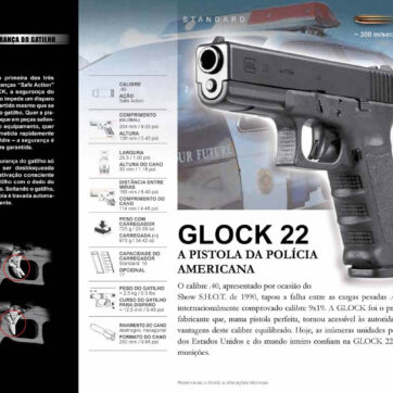 Pistola Glock G22 Gen 5- Calibre .40 ACP 15+1 Oxidada - Imagem 4